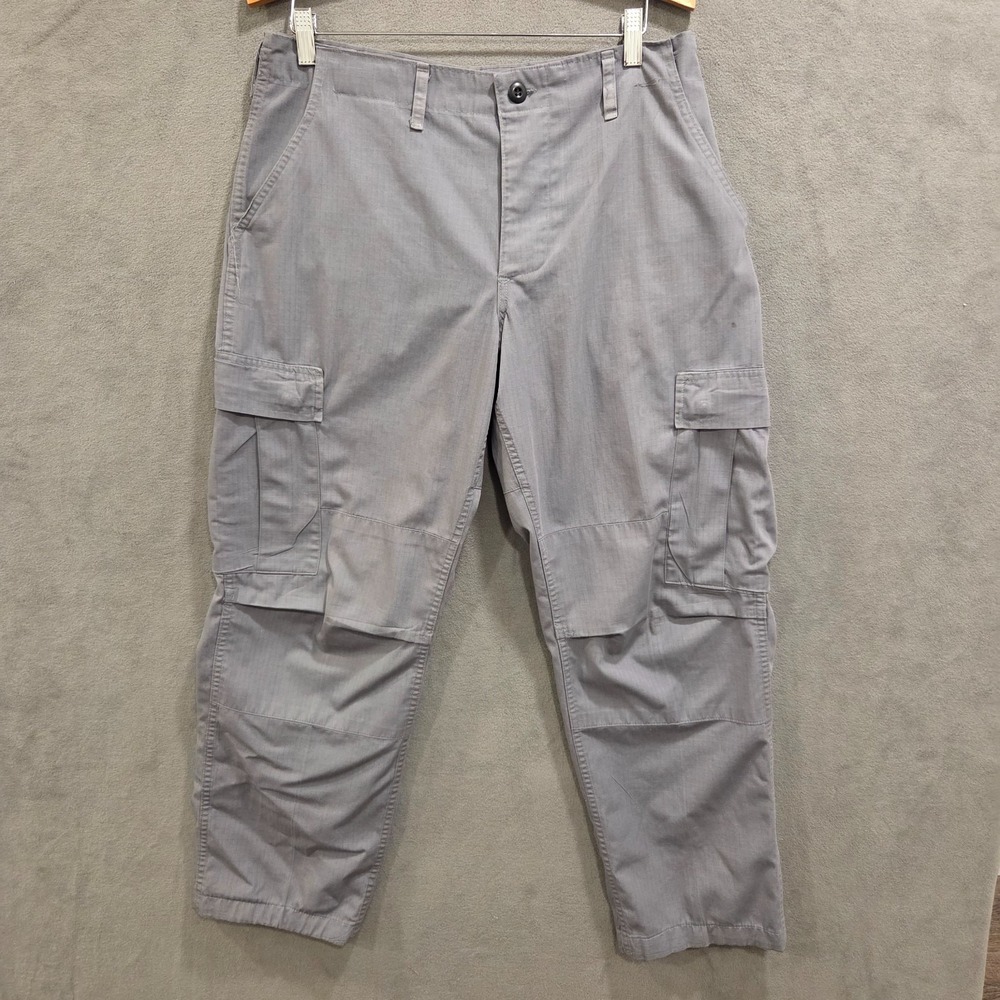 Rip‎ Stop Pants Mens 31x 32 Button Fly Combat Cargo